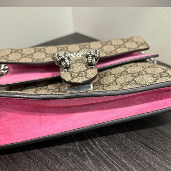 GUCCI  DIONYSUS  WITH PINK LEATHER TRIM - Picture 4 of 5